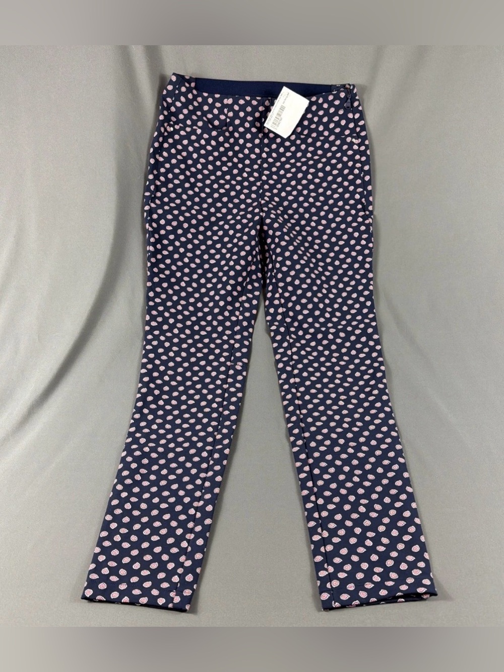 RLX Ralph Lauren Womens Golf Pants Floral Print 6 Blue Nylon Spandex